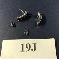 Earrings gemstones New 19J