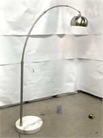 [A] Lampe Art Moderne chromée piétement marbre