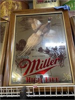 Wisconsin miller highlife pheasant beer mirror
