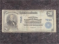 1904 Fort Smith $20 Federal Note Merchants Nat'l