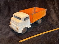 STRUCTO PACKAGE DELIVERY TRUCK  PRESSED STEEL TOY