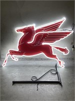 Quality MOBIL Pegasus Double Sided Neon (LED) Sign