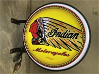 Desirable Light Up Indian Motorcycles Post Mount