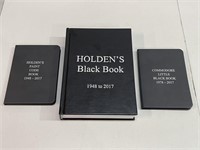 3 x Holden Black Books 

Inc. Holdens Black