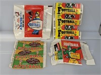 1950's-60's EMPTY Vintage Football Wax Wrappers