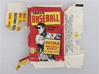 1961 Topps EMPTY Baseball Wax Wrapper