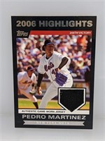 2006 Topps 200th Victory Pedro Martinez Relic