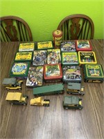 Vintage crayola boxes and cars