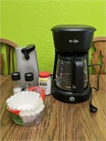 Mr. Coffee pot, Electric can opener,