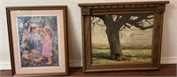 Wooden picture frames/pictures