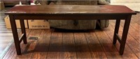 Small wooden bench/table