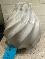 Modern ceramic Sonoma decorative vase 11 x 9 x 9"