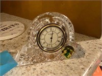 Waterford Crystal mini deck mantle clock