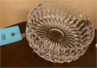 Beautiful 8" clear glass bowl