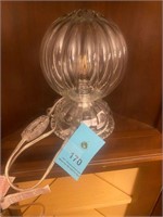 Unusual electric glass lamp night light