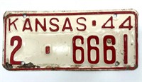 Antique 1944 Kansas License Plate