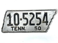 1950 Tennessee License Plate