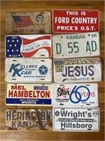 Vintage Herrington Kansas License Plate, Jesus