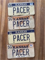 Kansas Pacer Vanity License Plates