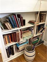 Antique and Newer Books on Shelf