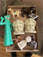 Gumby, Book Ends, Figurines (repairs)