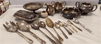Lot Of Assorted Silver Plated Items.