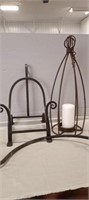 3 Assorted Wrought Iron Pieces.