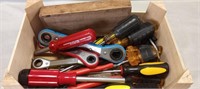 Box Of Assorted Tools.