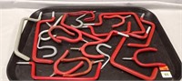Tray Of Various Size Hooks.