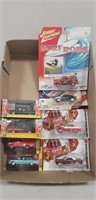 Tray Lot Of 8 Assorted Toy Cars