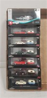 Tray Lot Of 7 Collector Toy Cars