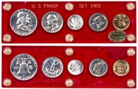 1955 Proof Set in Red Capital Holder