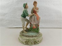 Vintage Glass Figurine of Two Lovers