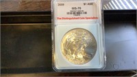 2009  ASE MS 70 Perfect Gem BU