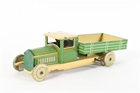 VINTAGE TIN LITHO WIND-UP TRUCK WITH DRIVER