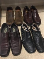 4 Pair Men’s Shoes - Sketchers/Clark’s Size 11