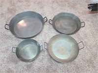 Set of 4 Paella Pans