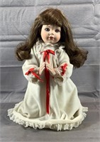 1991 Hamilton "A Christmas Prayer" Porcelain Doll