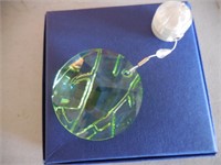 Swarovski Crystal Green Suncatcher