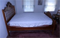 Lot #1009 - Victorian Poplar double size bed
