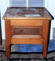 Lot #1034 - Antique Pine and Poplar commode