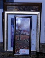 Lot #1035 - Qty of miscellaneous framed prints