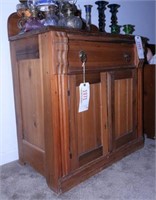 Lot #1071 - Victorian Poplar single drawer two