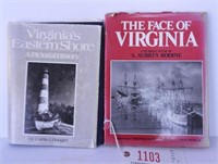 Lot #1103 - (2) local books: Virginias Eastern