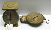 Lot #1140 - Vintage Baby Nursery Scale and