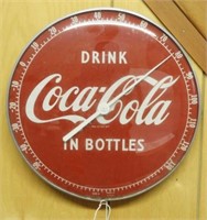 Lot #1147 - Vintage Coca-Cola clock style wall