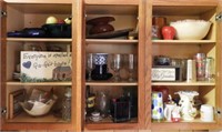 Lot #1160A - Contents of Cabinets to include: Cups