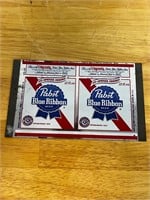 Pabst Blue Ribbon Beer PBR Vintage Style Tin Metal