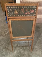 Antique children's chalk board