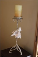 Shell Candle Holder 19H